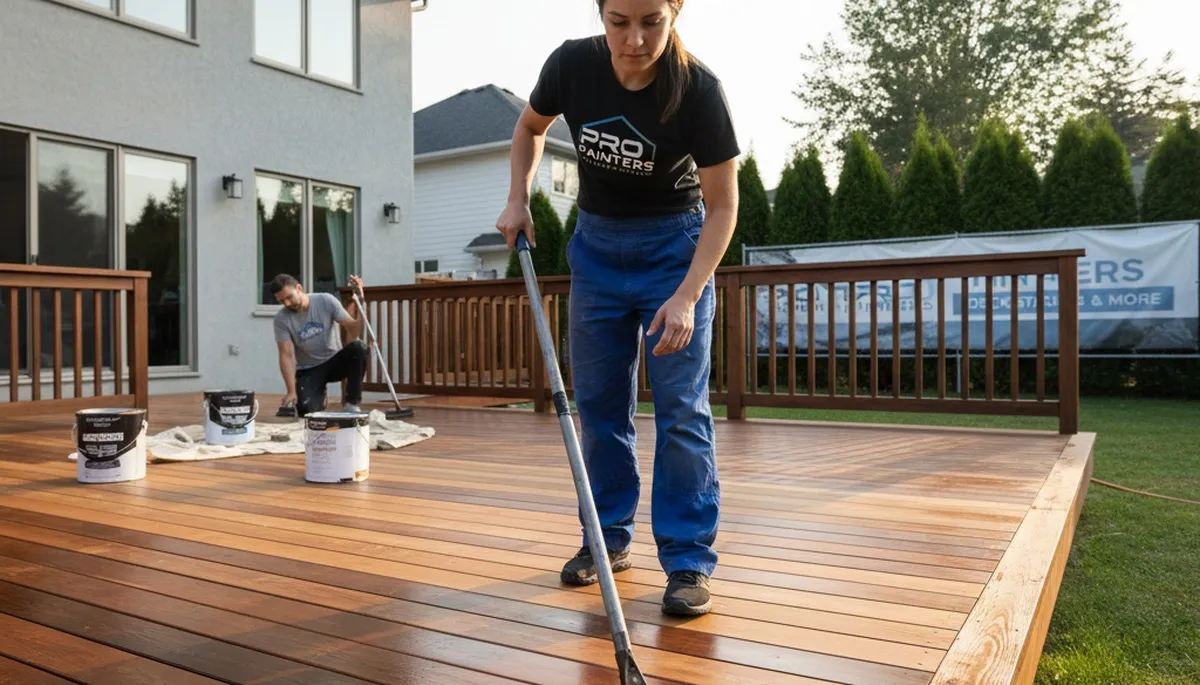Professional deck staining and restoration by expert painters in Kissimmee, FL