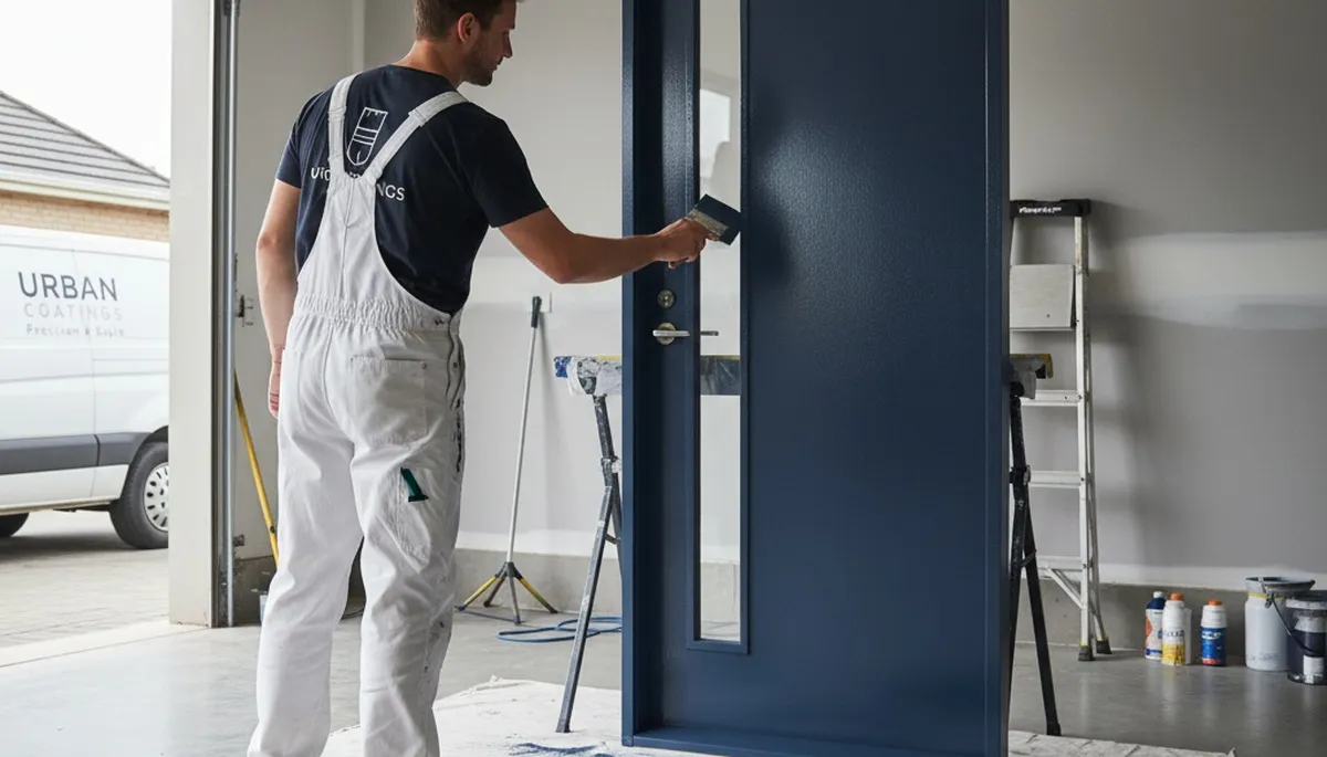 Professional door painting and refinishing in Kissimmee FL for lasting exterior curb appeal
