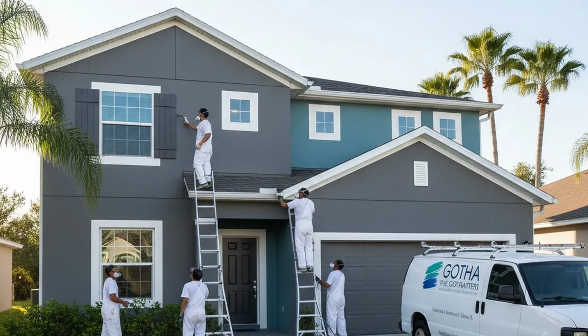 House painting service in Kissimmee, FL for residential interior and exterior painting jobs